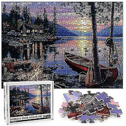 Universal 1000pcs Darrell Bush Lake Lake Jigsaw Puzzle Toys Assemblage d'images décorat