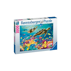 Puzzle 1000 pièces Ravensburger Le monde sous marin bleu