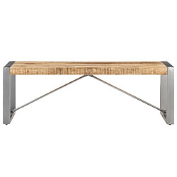 vidaXL Table basse 120x60x40 cm Bois de manguier brut