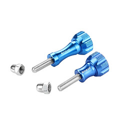 Avis Wewoo Pour GoPro HERO6 / 43225 bleu Session / 4 Session / 43163 + / 3/2/3, Xiaomi et Autres Caméras d'Action CNC Aluminium Bouton Pouce Inoxydable Boulon Écrou Vis Set