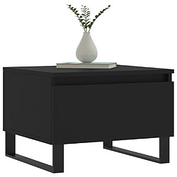 Avis Maison Chic Lot de 2 Tables basses,Table Console pour salon noir 50x46x35 cm bois d'ingénierie -MN47468