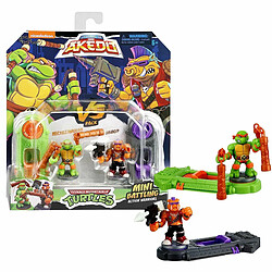 Figures de combat Teenage Mutant Ninja Turtles Legends of Akedo: Michelangelo vs Evil Bepop 