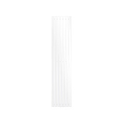 ECD Germany Radiateur vertical Stella Design - 370 x 1800 mm - Blanc - Radiateur sèche-serviettes pour salle de bain