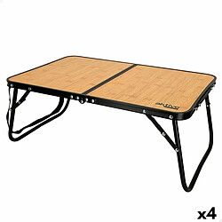 Table Piable Aktive Camping Bambou 60 x 25 x 40 cm (4 Unités)