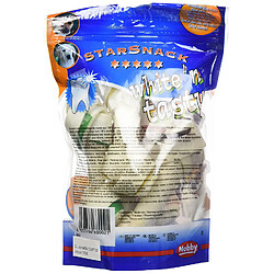 Nobby White´n Tasty Os Noué à Mâcher pour Chien 10-11,5 cm 5 Pièces - Lot de 2