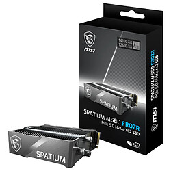 MSI SSD SPATIUM M580 PCIe 5.0 NVMe M.2 4TB FROZR 