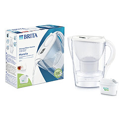 Brita Marella Filtre à eau pour carafe 2,4 L Transparent, Blanc