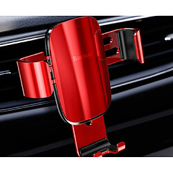 Support de téléphone portable Accessoires de voiture rotatifs - Rouge