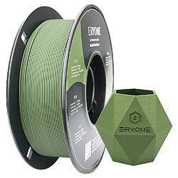 None Filament PLA mat ERYONE pour imprimante 3D 1,75 mm Tolérance 0,03 mm 1 kg (2,2 lb)/bobine - Vert olive