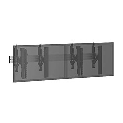 Kimex Support mural pop-out pour 2 écrans TV 45"-55"