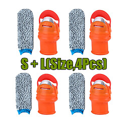 4-Pack Thumb Cutter Cutter Thumb Finger Plant Cutter Cover Long Head