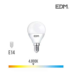 Philips Ampoule LED E14 5W Ronde équivalent à 35W - Blanc Naturel 4000K