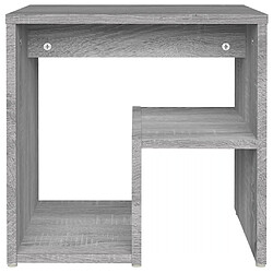 Avis vidaXL Tables de chevet 2 pcs Sonoma gris 40x30x40 cm Bois ingénierie