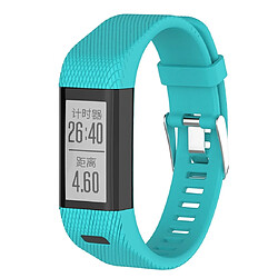 Wewoo Bracelet pour montre connectée en silicone Smart Watch Garmin Vivosmart HR + vert menthe 