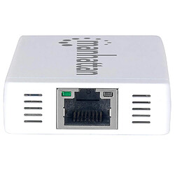 Arte Video Manhattan Hub 3 ports USB 3.0 avec adaptateur éthernet Gigabit Blanc pas cher