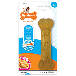 Nylabone Jouet os à mâcher Puppy Bone Poulet 