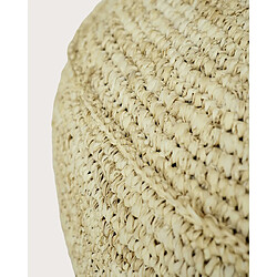 UNIQKA Rina - Pouf en Raffia pas cher