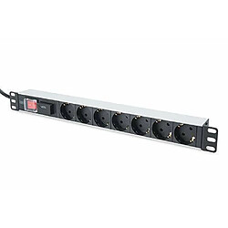 Digitus Multiprise Pro 7 prises 2m (Noir) - rackable 19' DIGITUS Multiprise Pro 7 prises 2m (Noir) - rackable 19'