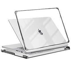 Supcase Coque Intégrale pour MacBook Pro 14 2023 , 2022 et 2021 Antichoc Noir Transparent 