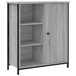 vidaXL Buffet sonoma gris 70x30x80 cm bois d'ingénierie