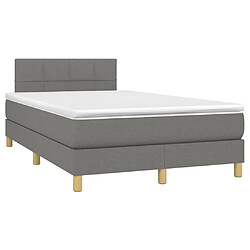 Avis Sommier à lattes,Cadre à lattes de lit et matelas et LED pour Adulte Gris foncé 120x200 cm -MN31709