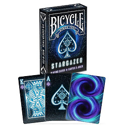 Universal Cyclisme Star Top Series Jouer des cartes Facile à définir Deck Poker Taille Magic Card Game Magic Tricks Accessoires pour Magicien | Jeux de cartes(Bleu) 