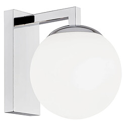 Lumière Applique Opale Mat, Chrome