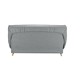 Comfort bultex BULTEX Clic clac MONA 3 places - Tissu gris - L 192 x P 95 x H 101 pas cher