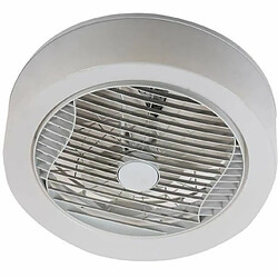 Farelek AIR-LIGHT CROWN - Ventilateur de plafond blanc Ø40cm 95W avec couronne d'éclairage LED