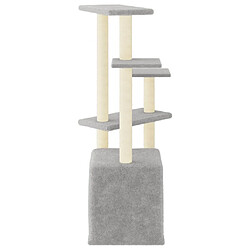 Acheter Arbre à chat avec griffoirs,niche pour chat en sisal gris clair 107,5 cm -MN97331