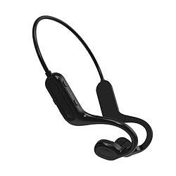 Casque de sport à conduction osseuse Q02-Casque à conduction osseuse, bouton de séparation, simple avec micro, presse sans fil, oreille ouverte, casque pour cadeau, travail extérieur, iOS