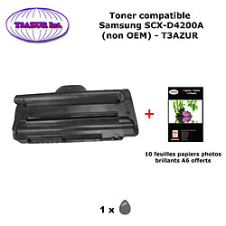 Toner générique SCX-D4200A pour imprimante Samsung SCX4200 +10f A6 brillantes - T3AZUR