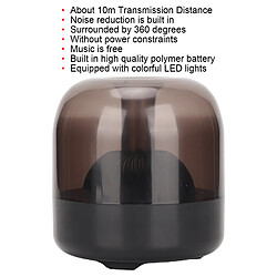 Avis ComfortXL Enceinte bluetooth portable stéréo avec caisson de basses et lumières respirantes pour une utilisation en extérieur.