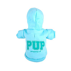 Dogi Sweat à capuche pour chien Pup - Taille L - Bleu