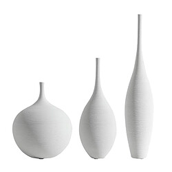 Minimalisme Fleur Vase Zen Bud Vase Table Centre De Table Vases Blanc A+Minimalisme Fleur Vase Zen Bud Vase Table Centre De Table Vases Blanc B+Minimalisme Fleur Vase Zen Bud Vase Table Centre De Table Vases Blanc C Vase 1 pièce