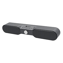 Wewoo Enceinte Bluetooth NR4017 Haut-parleur stéréo avec barre de son Surround 10W microphone Gris