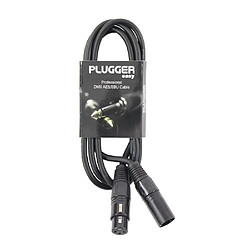 Câble DMX XLR Femelle 3b - XLR Mâle 3b 1m50 Easy Plugger