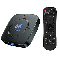 Box Android TV 6K Ultra HD Smart 4GB 32GB Quad-Core Remote Control YONIS