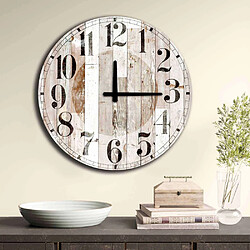 Hanah Home Horloge en MDF Wood 52 cm.