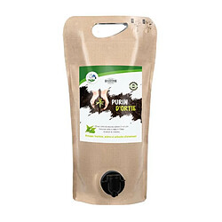 TERRA NOSTRA Purin d'ortie - Pouch 2L Concentré - Préparation 100% Naturelle - Utilisable en agriculture biologique