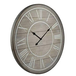 Zandiara Horloge D.80 cm COTTAGE Naturel / blanc 