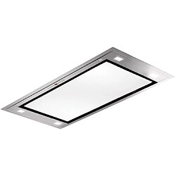 Roblin Hotte de plafond 6209274 Inspiration Verre Blanc 100 cm ss moteur