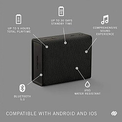 Urbanista Enceinte Bluetooth 5.0 IPX5 Sydney Portable et Légère avec Câble de Charge Noir