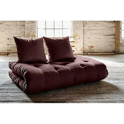 Avis Inside 75 Canapé lit futon SHIN SANO brown et pin massif couchage 140*200 cm.