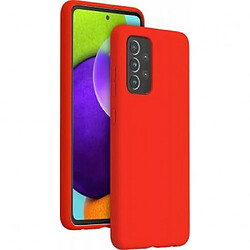 BigBen Connected Coque pour Galaxy A52/A52s Rigide en Silicone Soft Touch Rouge