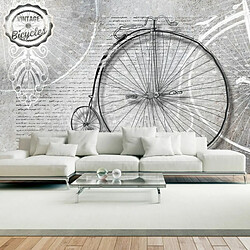 Paris Prix Papier Peint Vintage Bicycles Black & White 140 x 200 cm 