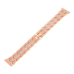 Wewoo Bracelet pour montre connectée en métal Samsung Gear S3 or rose