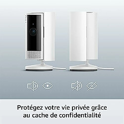 Nouvelle Ring Indoor Camera (2e génération) - Caméra de surveillance intérieure avec prise - Vidéo HD 1080p, cache de confidentialité, Wi-Fi, installation facile - Essai Ring Protect gratuit 30 j