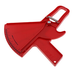 0-80mm Body Fat Skinfold Caliper Test Red