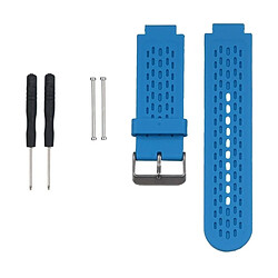 Wewoo Bracelet pour montre connectée Dragonne Sport en silicone Garmin Approach S2 / S4 Bleu 